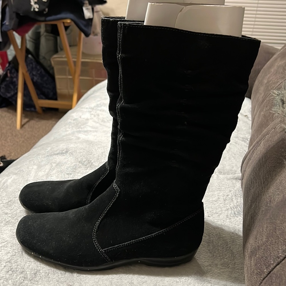 COPY - Natural Soul black suede boots